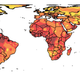 Image for article titled A map showing where violence is most likely to break out in the future